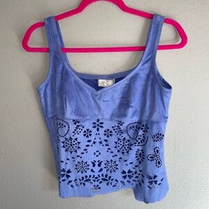 Alberto Makali Lavender Sleeveless Blouse soft sz 10